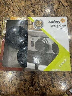 Safety 1st Stove Knob Covers - Black (5 Pack)